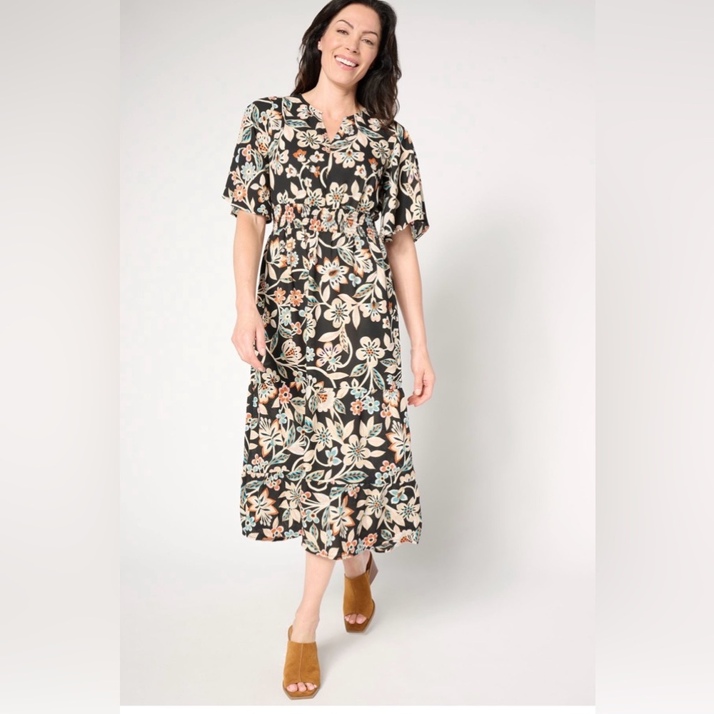 Floral Smocked Dress